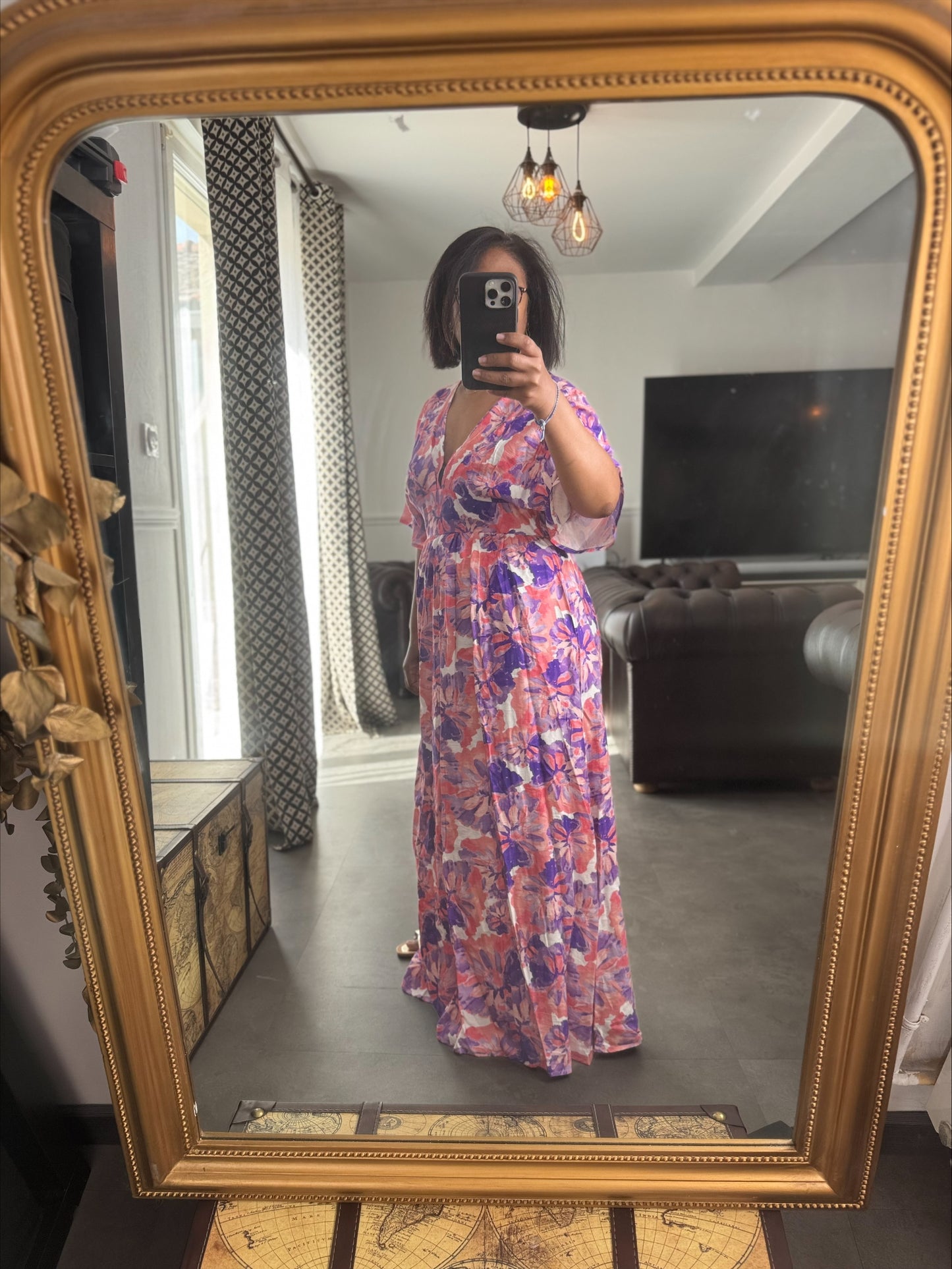 Robe longue Violetta